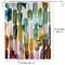 Americanflat 71" x 74" Shower Curtain, Watercolor Strokes 1 by Lisa Nohren